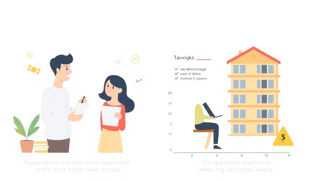 Что нужно знать о налогах при покупке и продаже квартиры в новостройке - иллюстрация