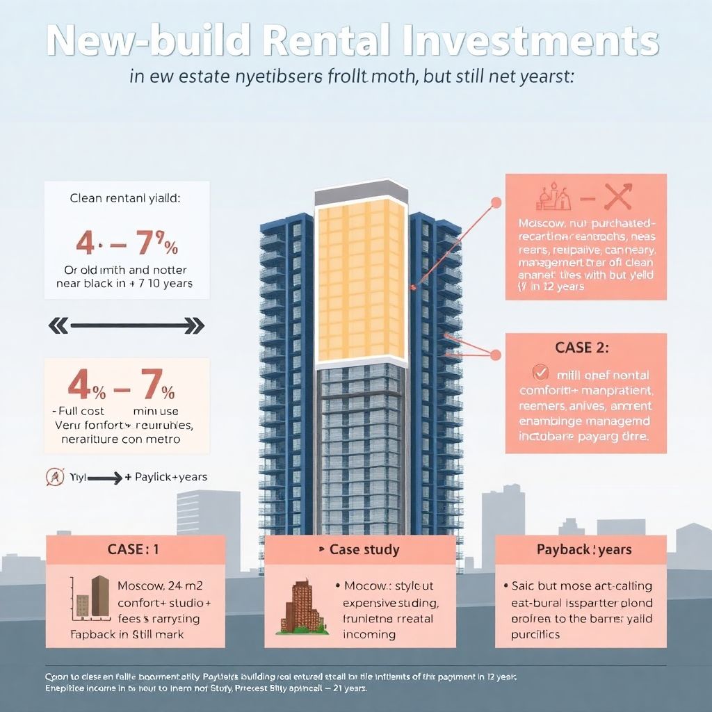 Доходность аренды новостроек: реальные цифры и срок окупаемости инвестиций